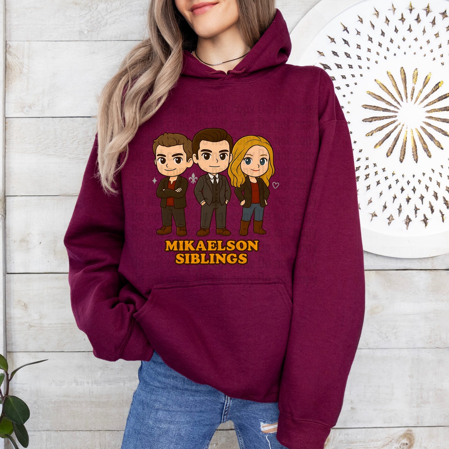Mikaelson Siblings Trio Cartoon