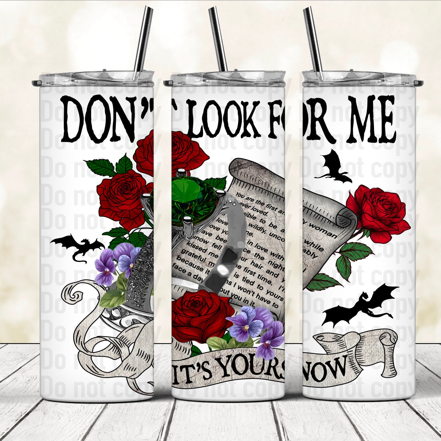 It’s Yours Now 20oz Skinny Tumbler