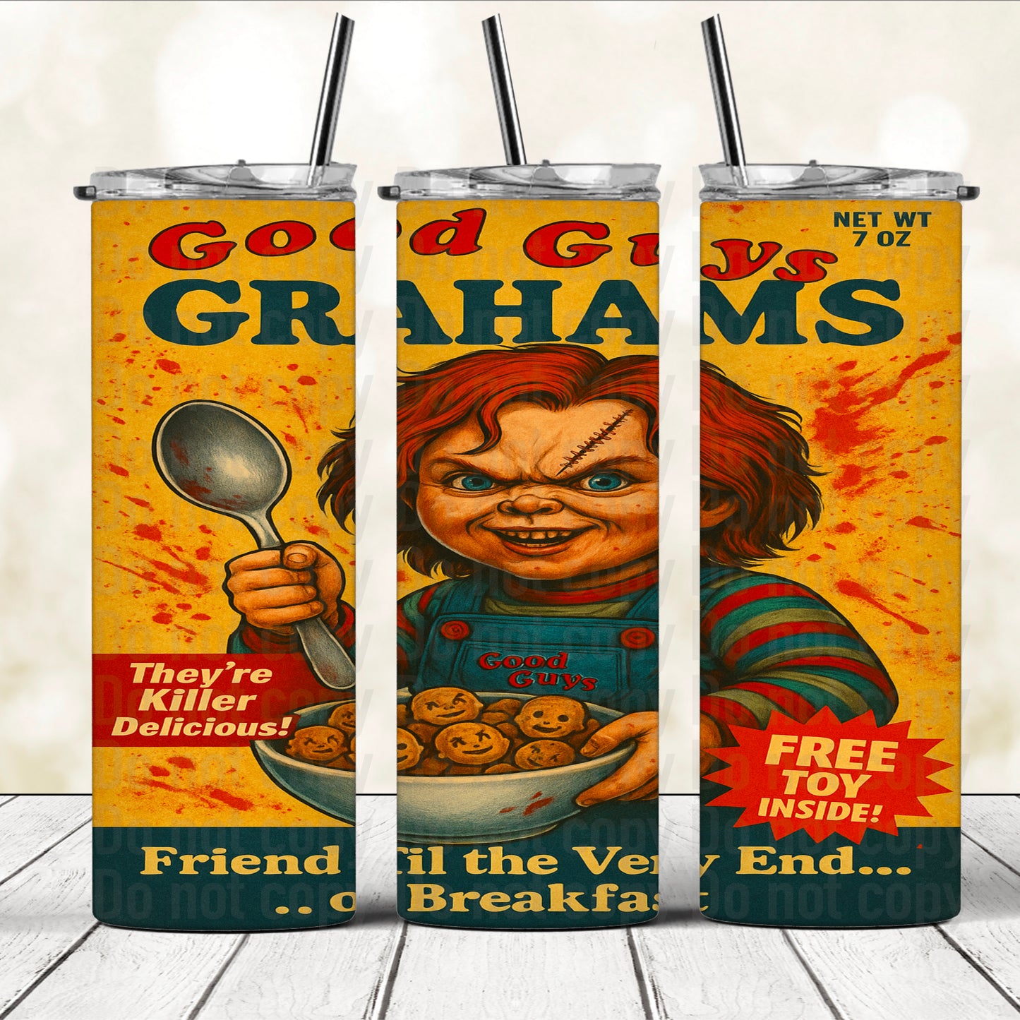 Good Guy Grahams 20oz Skinny Tumbler