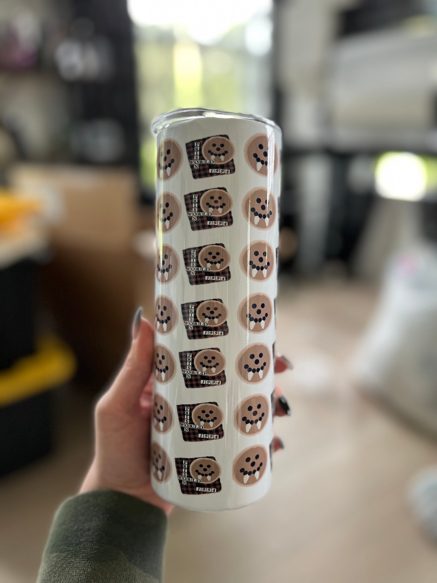 Pancake Prison World 1994 20oz Skinny Tumbler ©️