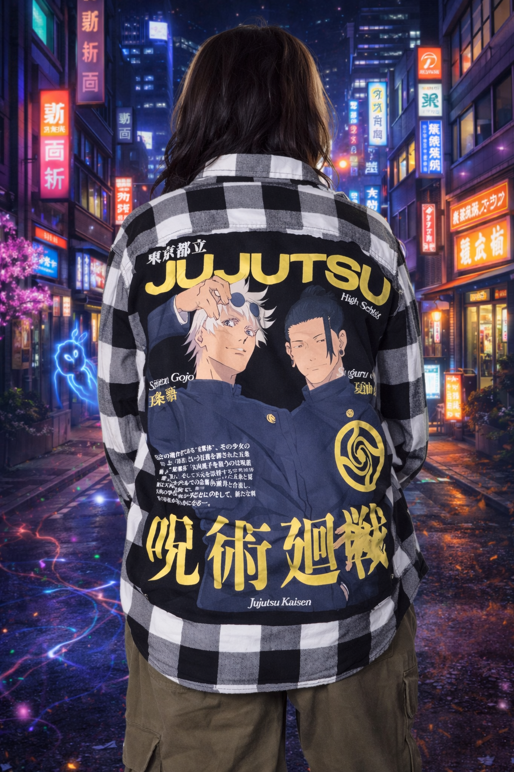 JJK Anime Flannel
