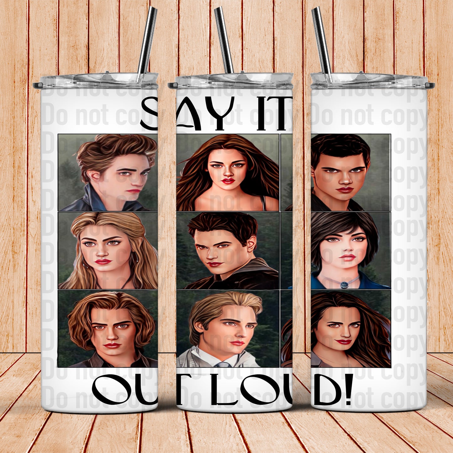 Twilight Say It - 20oz Skinny Tumbler