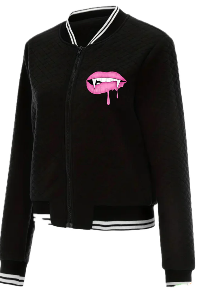 Black Vampire Barbie Bomber Jacket RTS