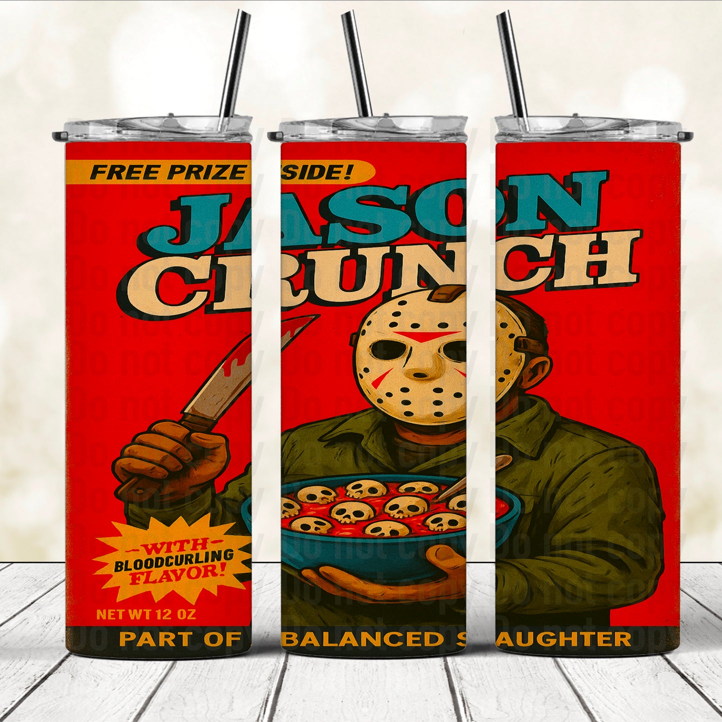 Jason Crunch 20oz Skinny Tumbler