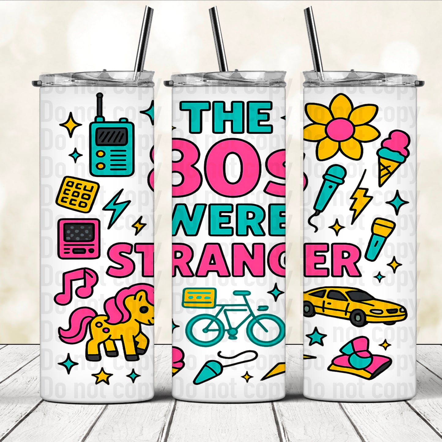 The 80s Were Stranger 20oz Skinny Tumbler