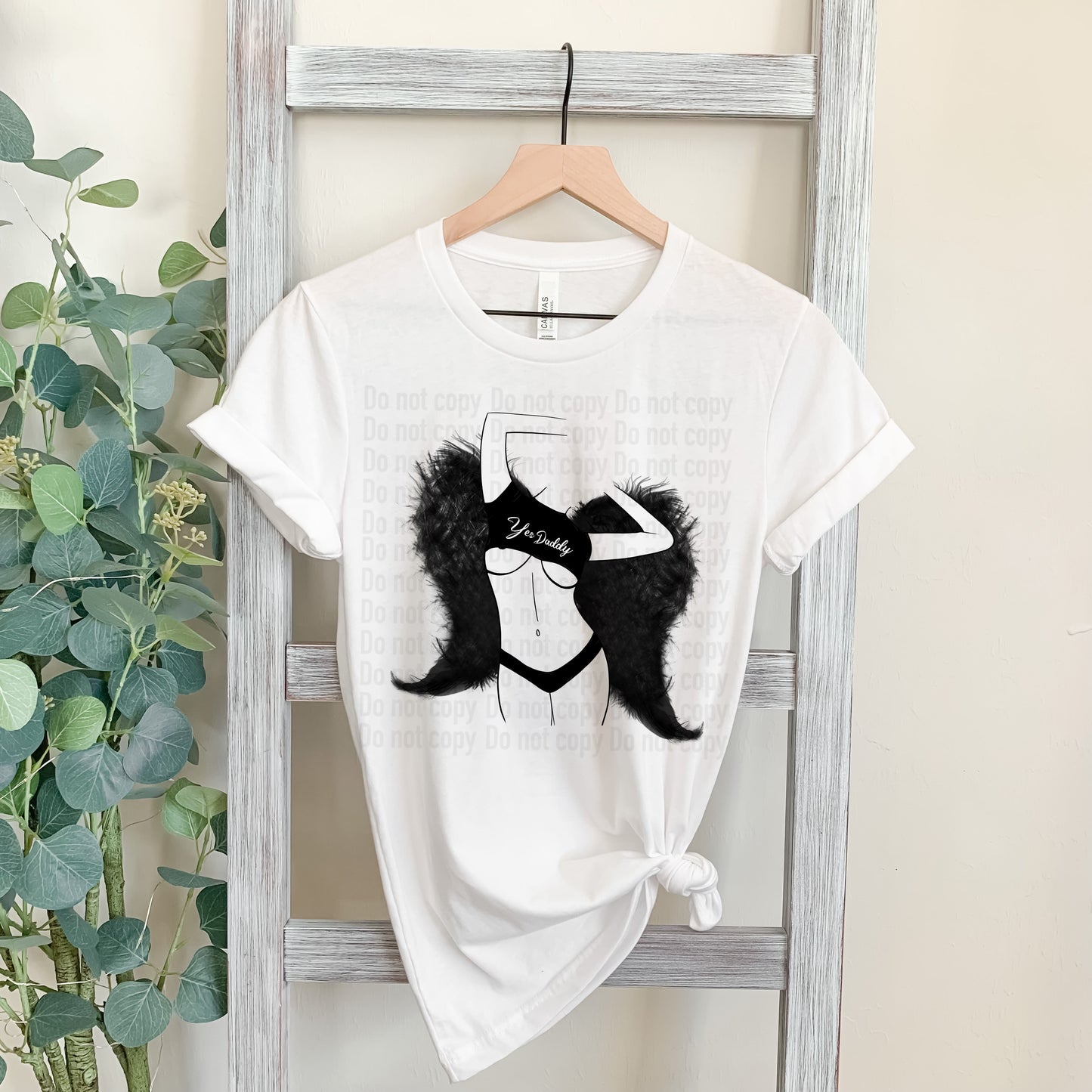 Yes Daddy With Wings Boudoir Pose