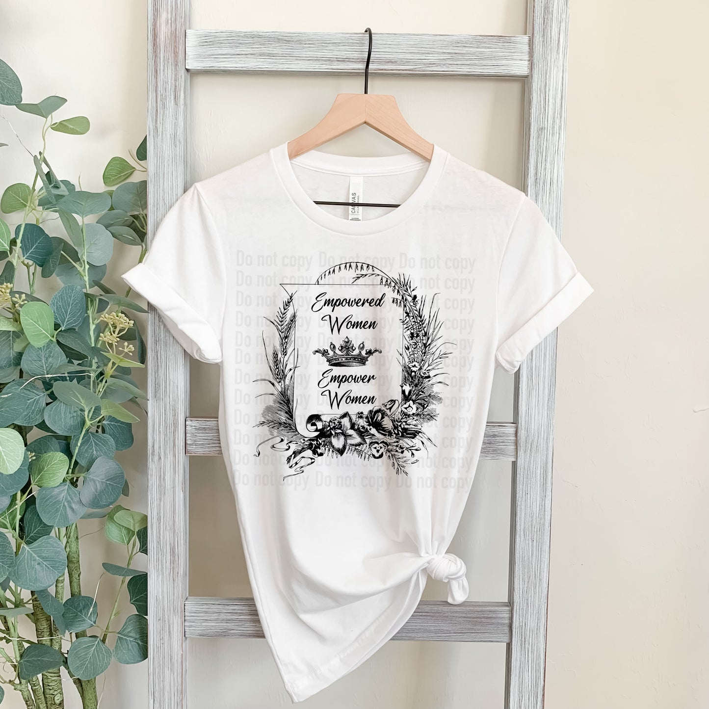 Empowered Women Empower Women Scroll And Crown Affirmation