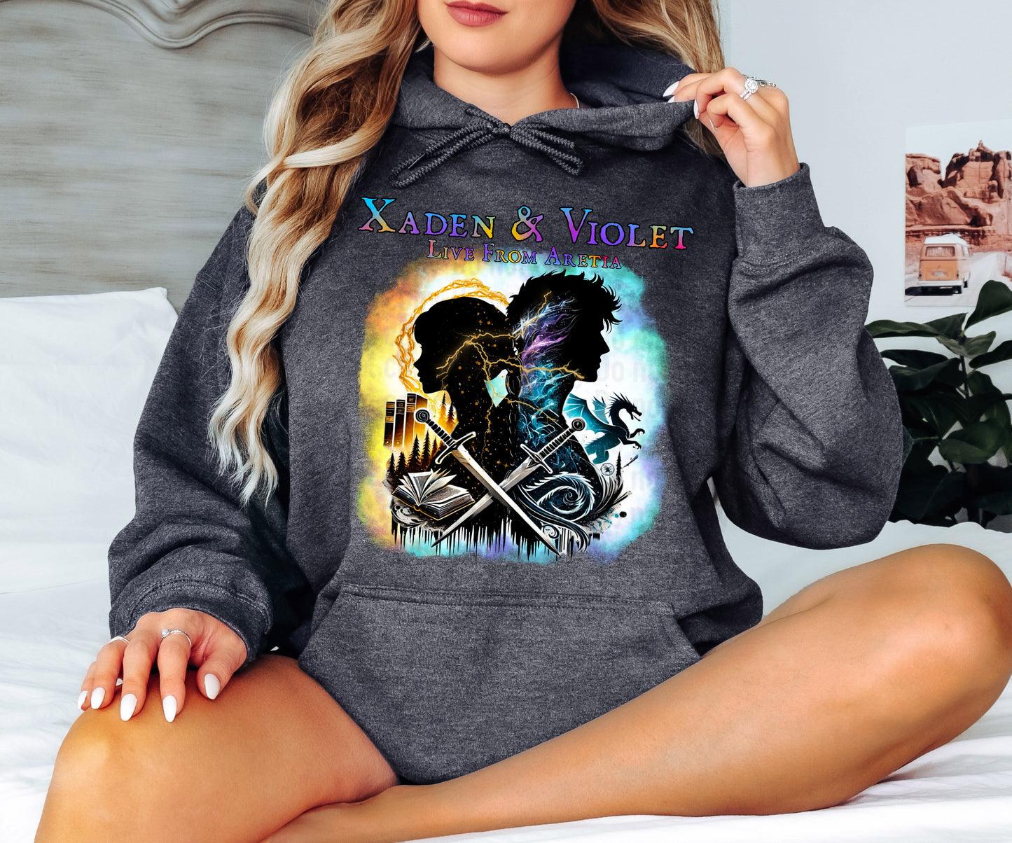 Violet & Xaden Silhouettes