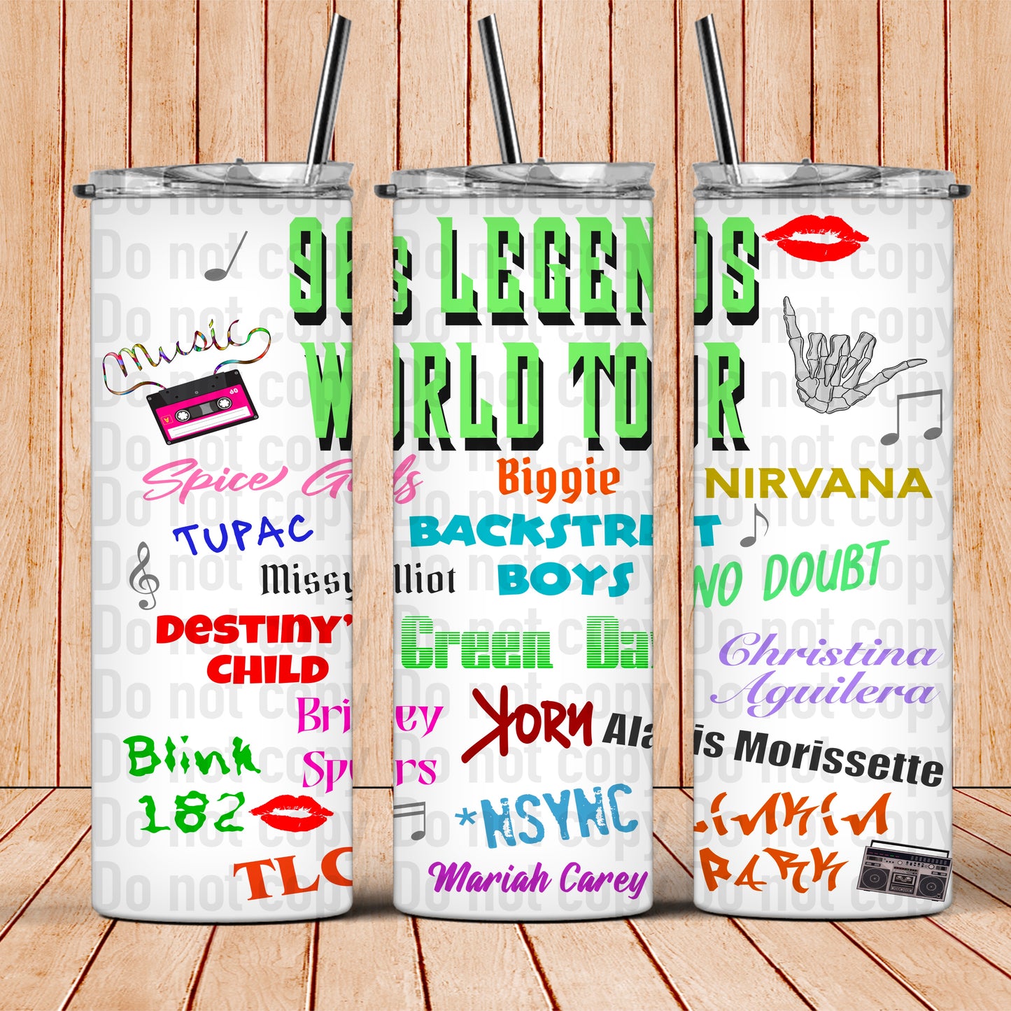 90s Legends 20oz Skinny Tumbler