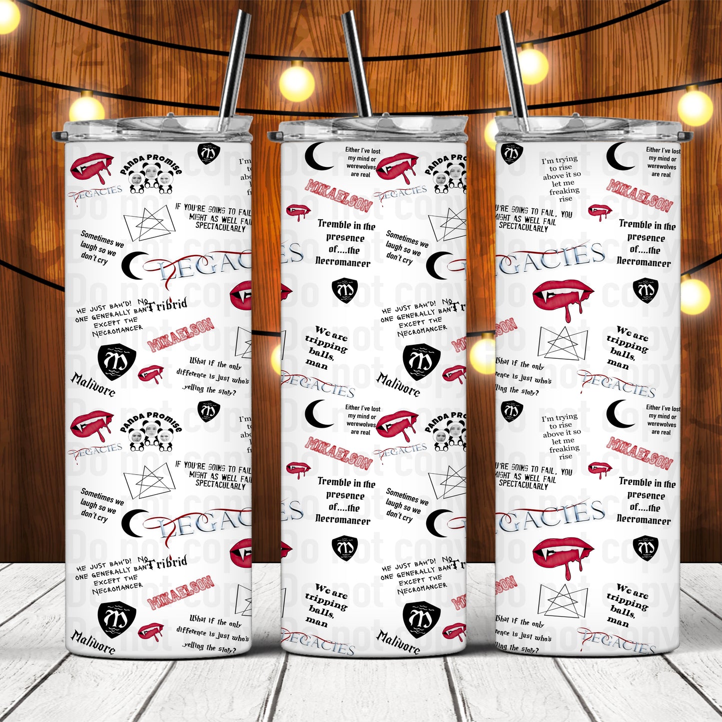 Multi Iconic Images Legacies 20oz Skinny Tumbler