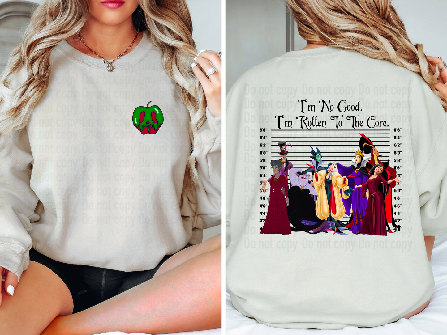 Colored Villains Mugshot F&B