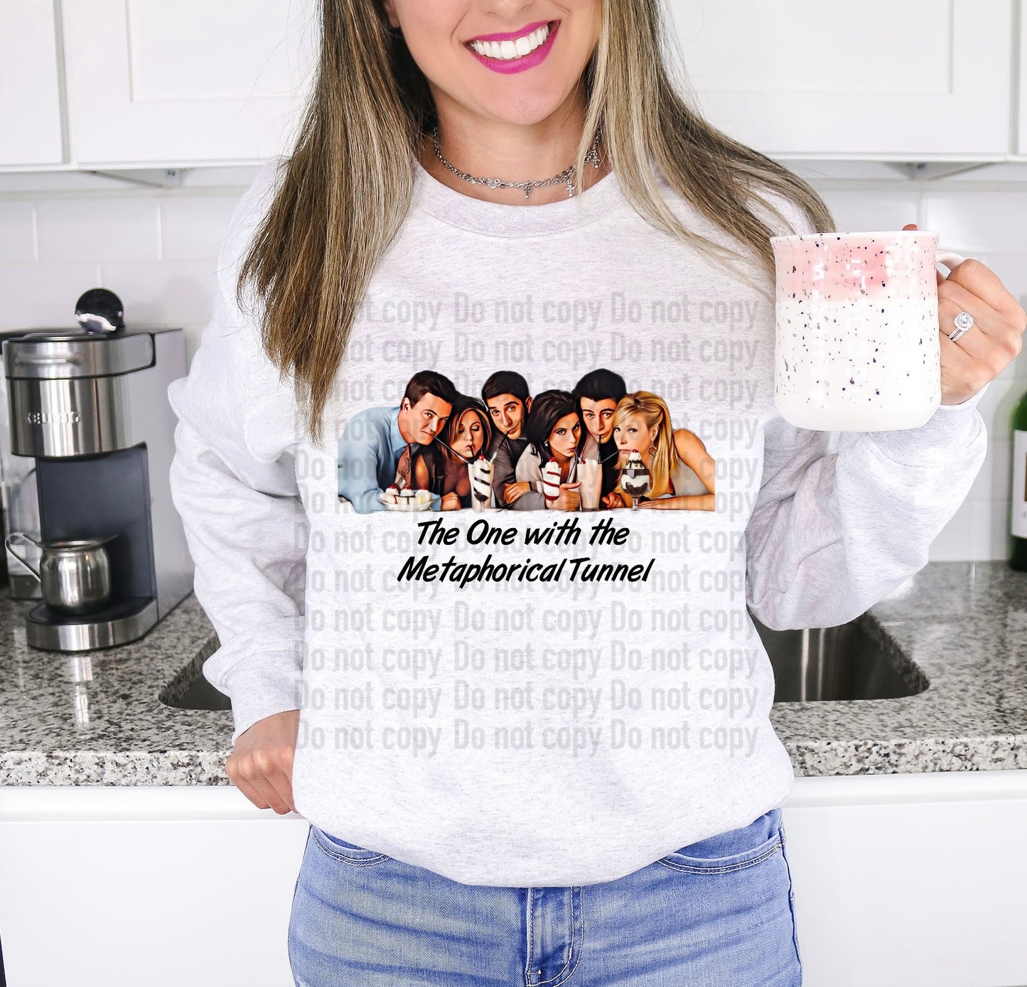 Friends Cartoon Style Metaphorical Tunnel