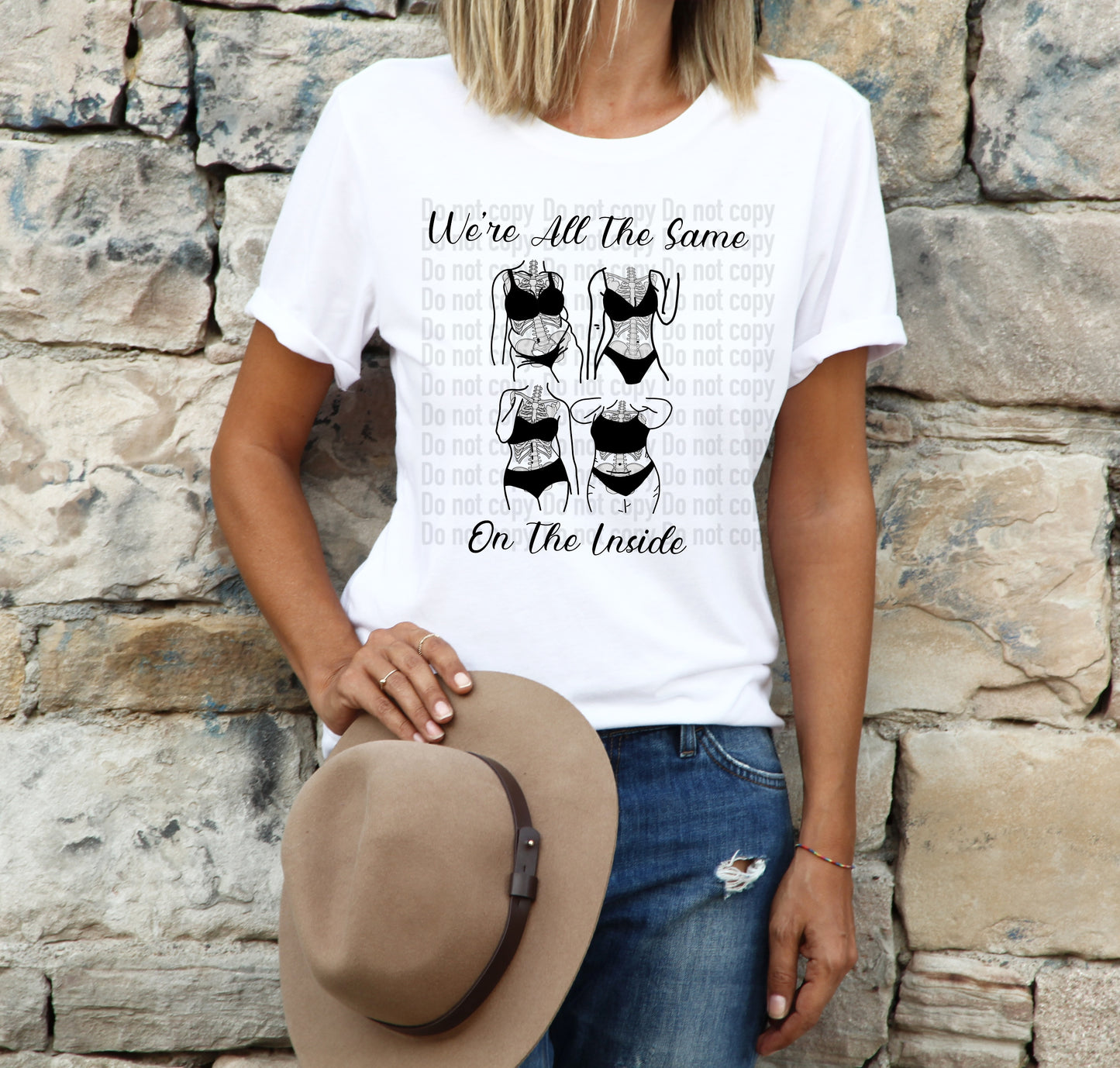 All The Same On The Inside Skellies Affirmation