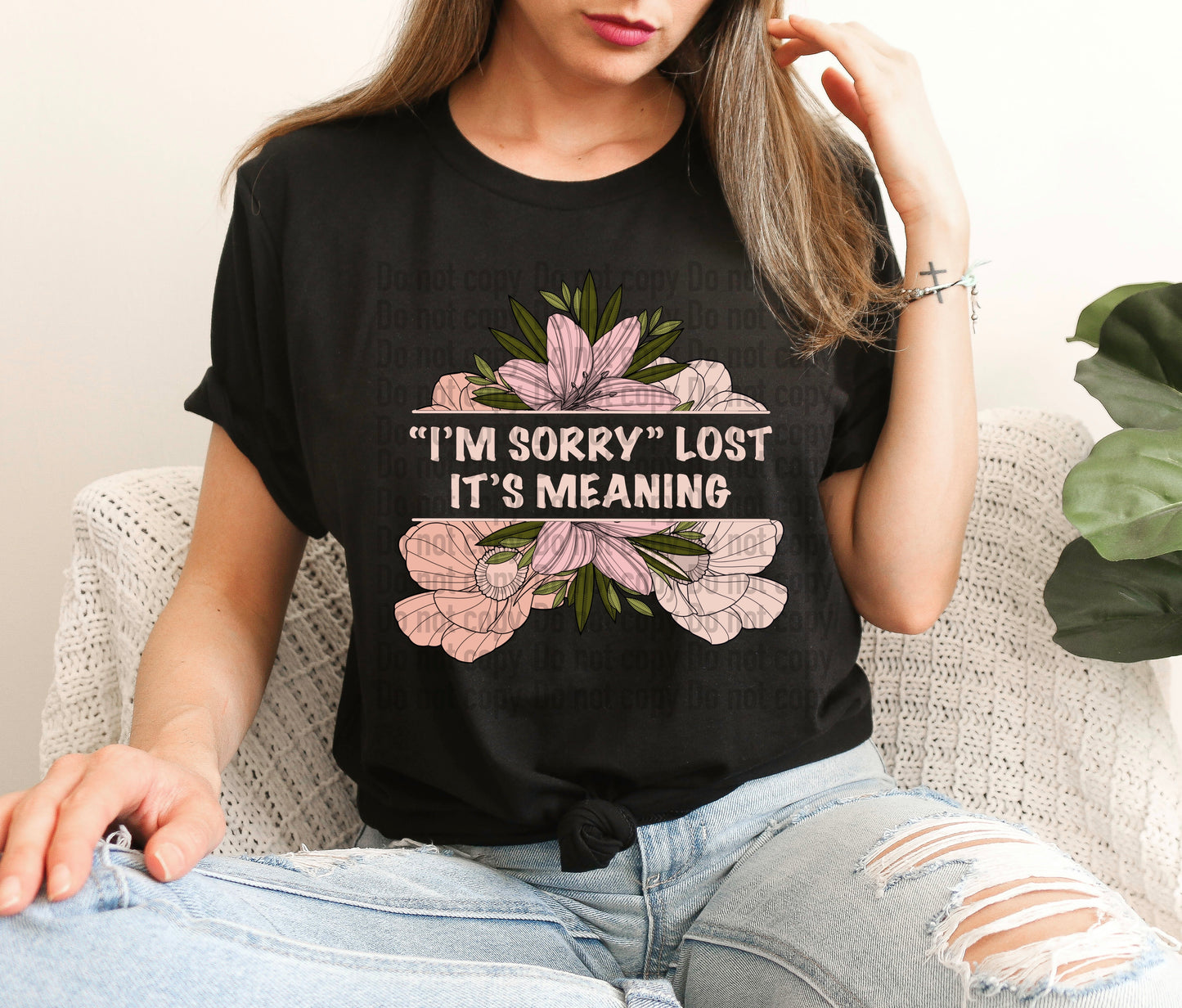 I'm Sorry Lost Its Meaning Colorful Text Posey