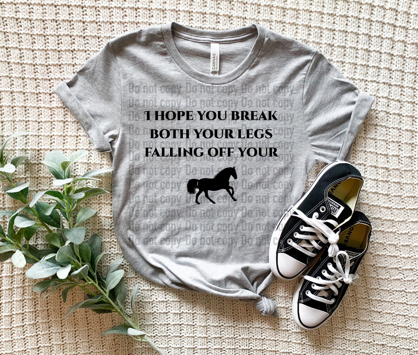 Break Legs Falling Off Horse NF