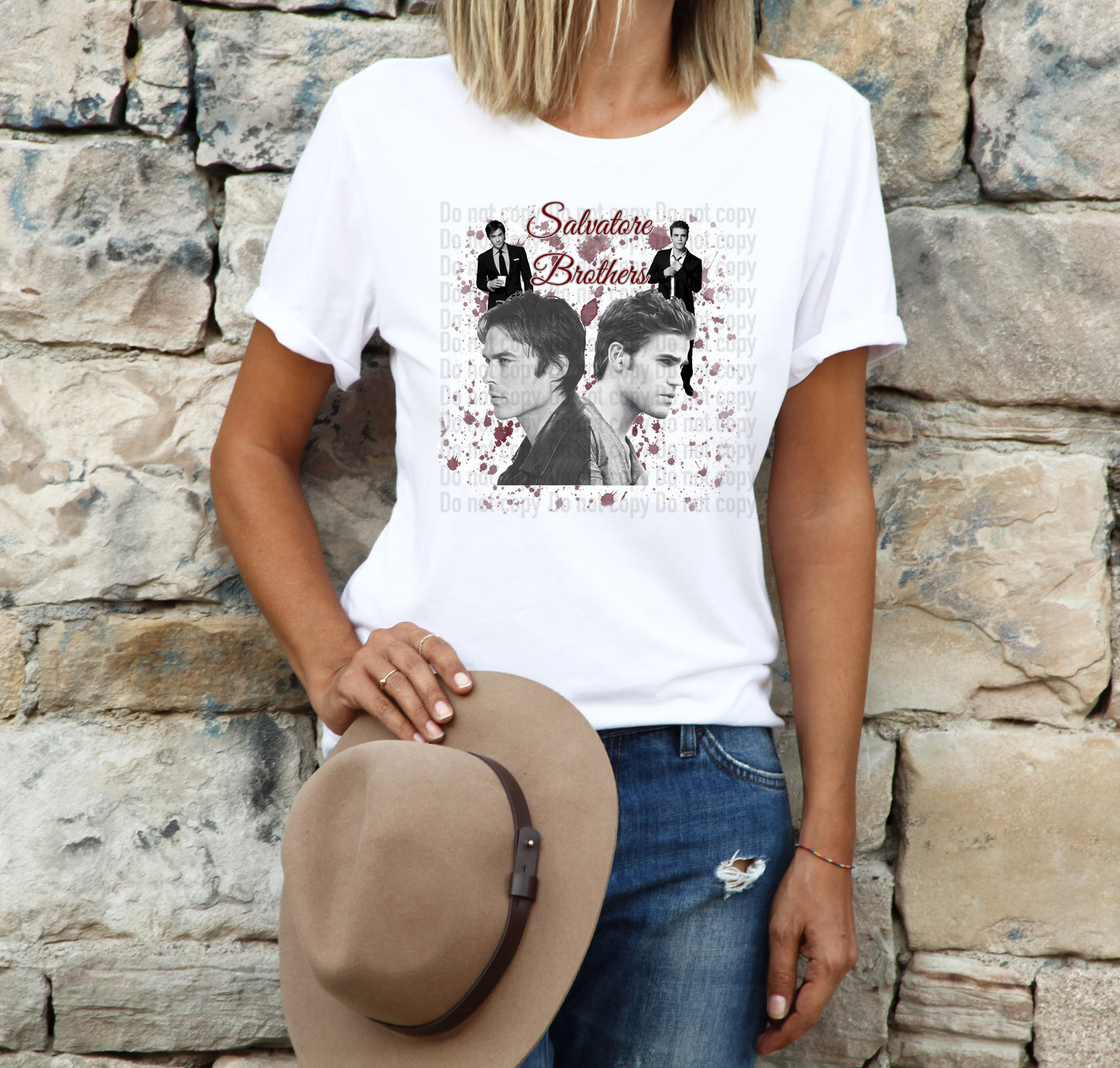 Salvatore Brothers Blood Splatter