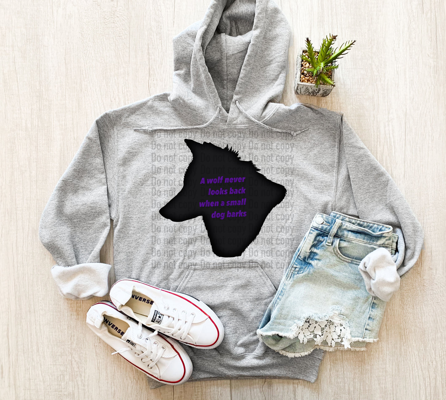 Wolf Never Looks Back - T-Shirt & Hoodie