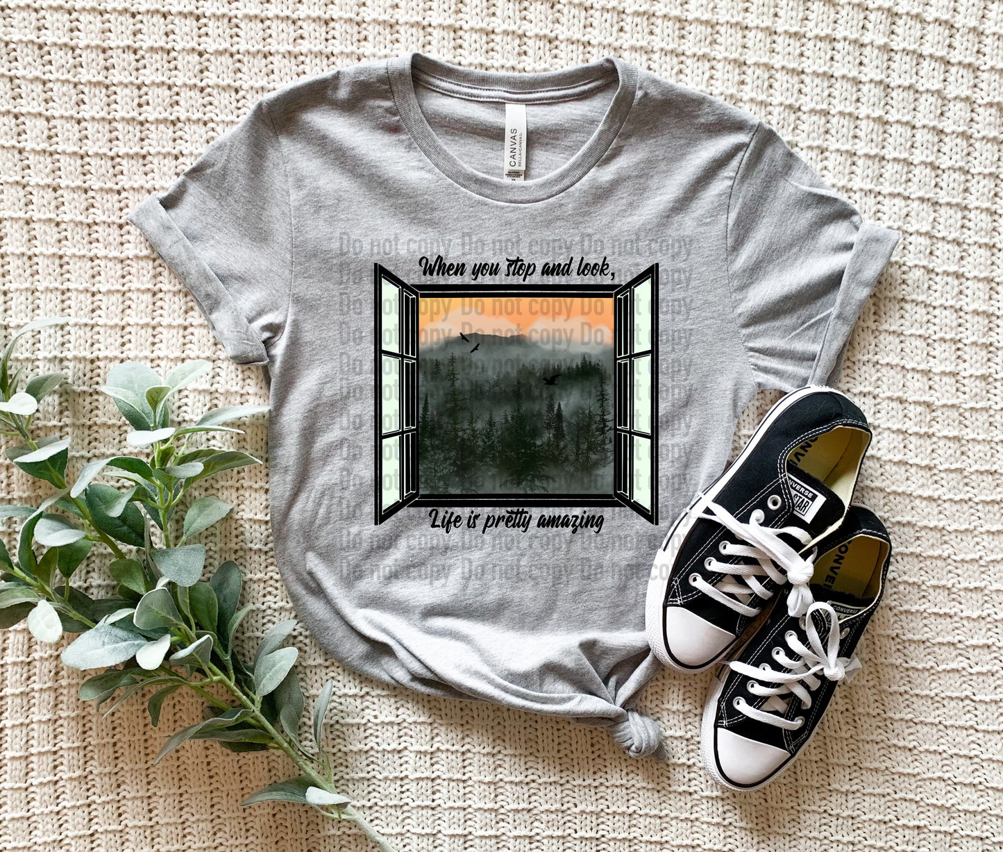 Life Is Pretty Amazing Window - T-Shirt & Hoodie
