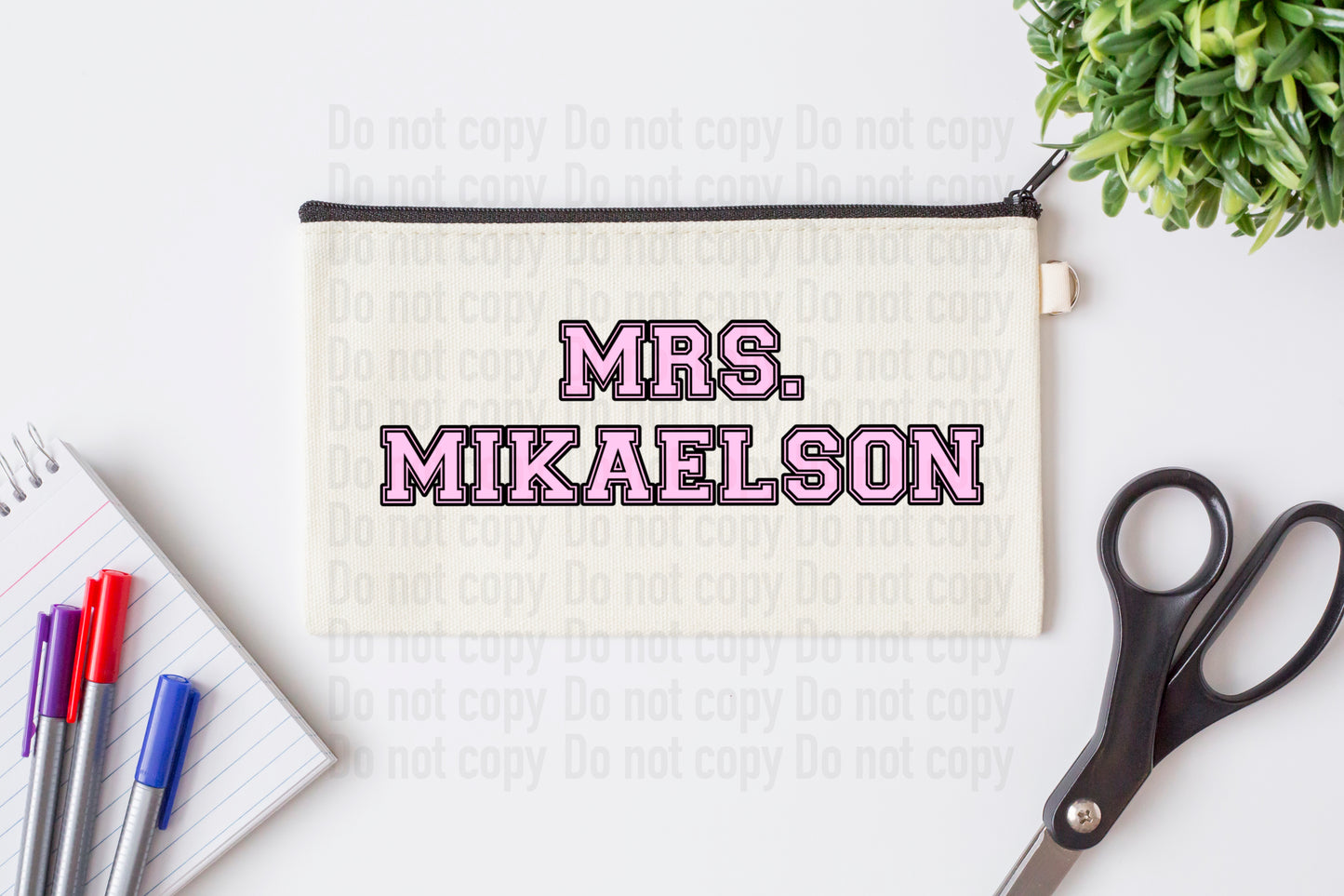 Mrs Salvatore or Mrs Mikaelson Makeup Pouch - Accessories