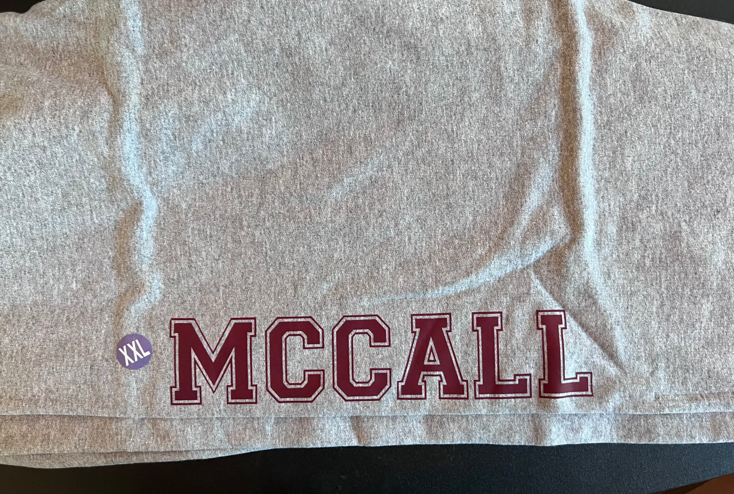 McCall Varsity Lettering Gray Sweatpants RTS