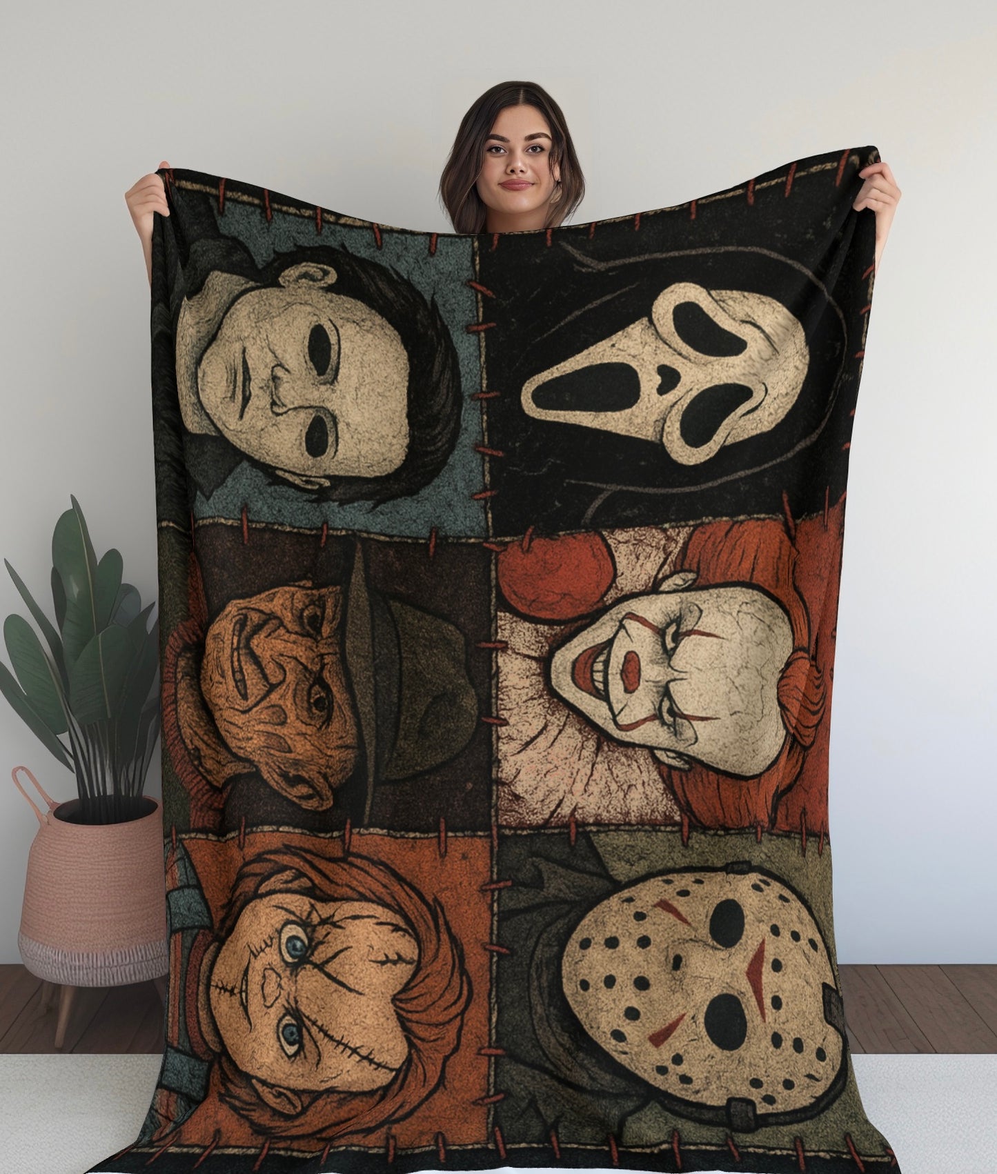 Horror Patchwork Blanket - Pre Order