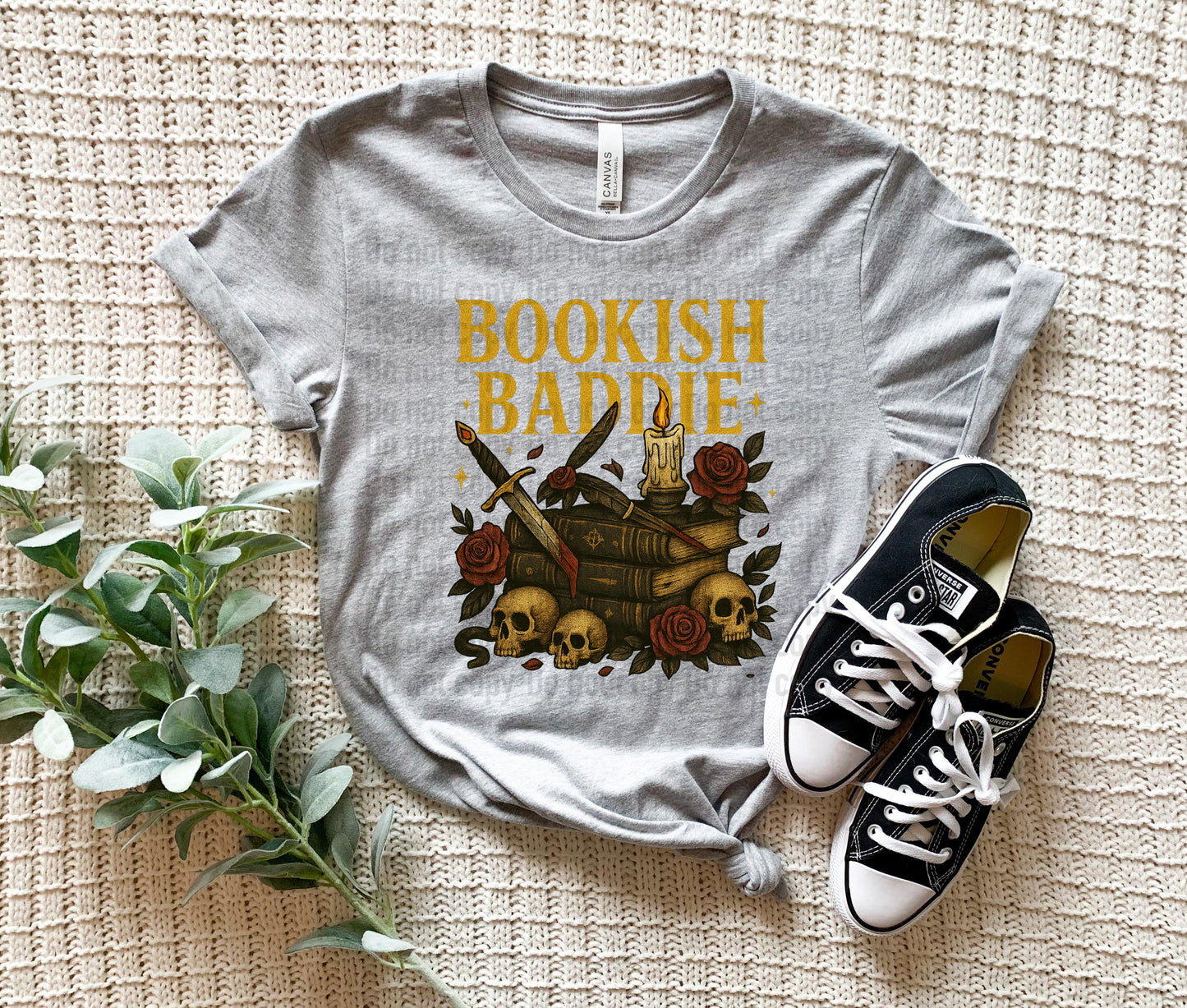 Bookish Baddie- Dark Version