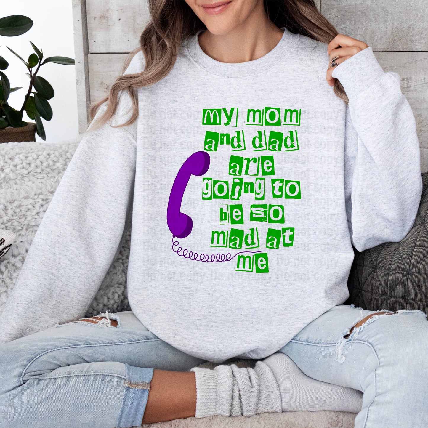 My Mom And Dad…Mad At Me front only