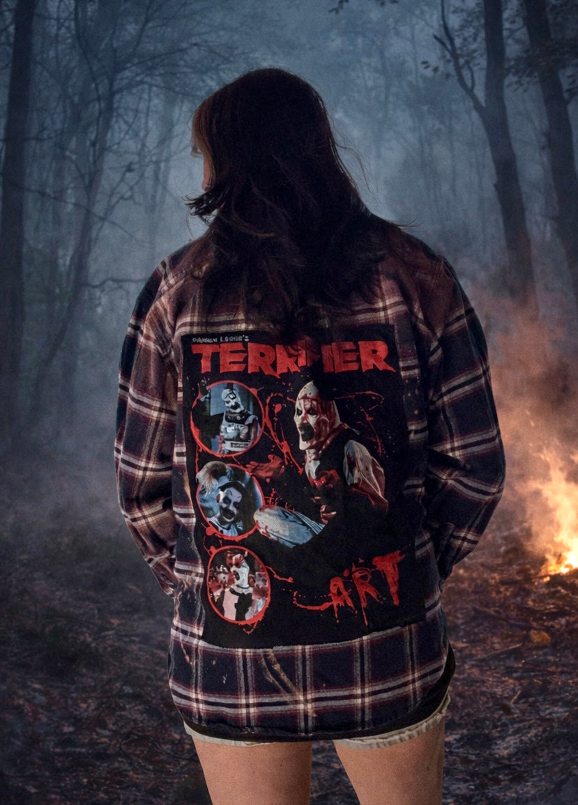 Terrifier Multi Image Flannel