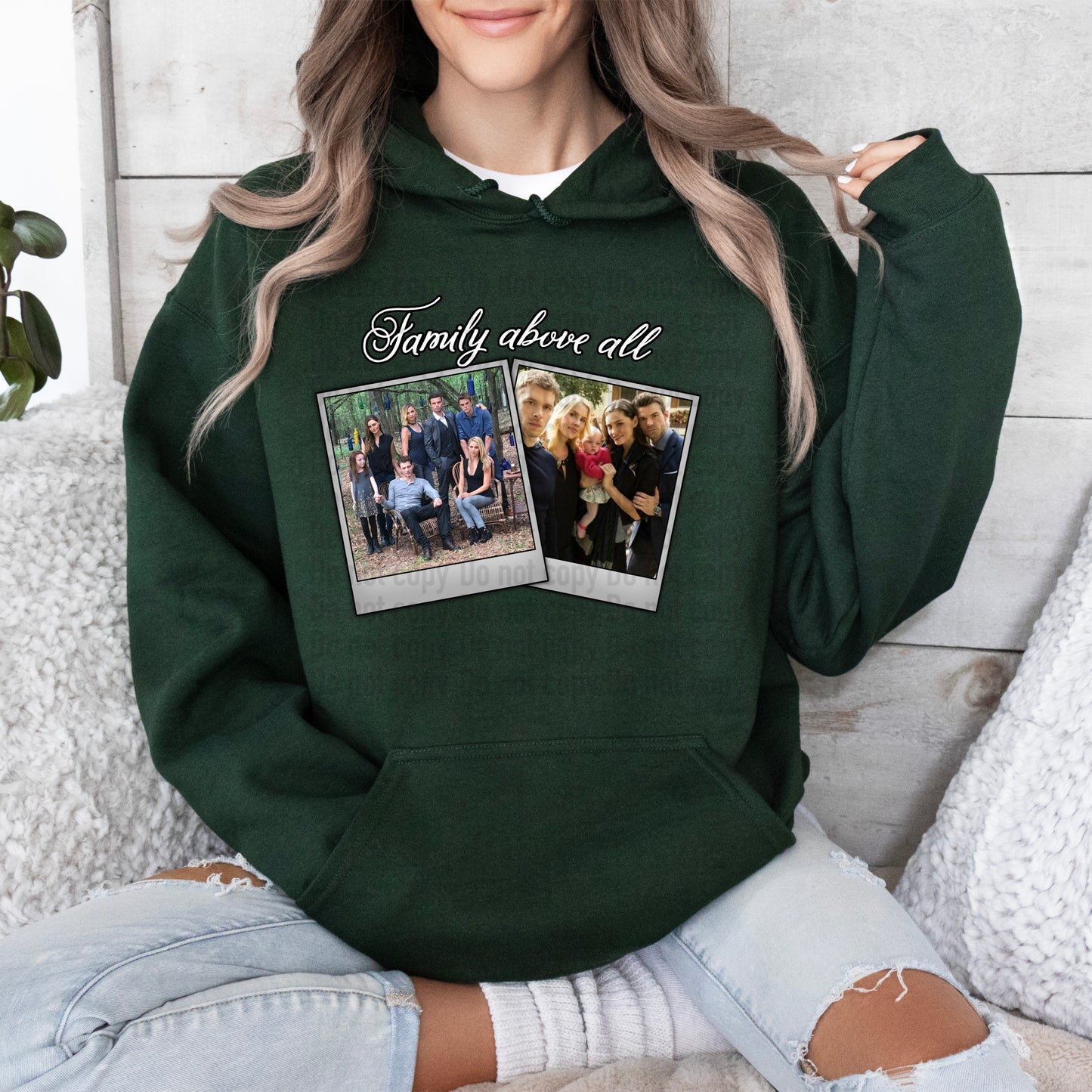 Family Above All Polaroid Style