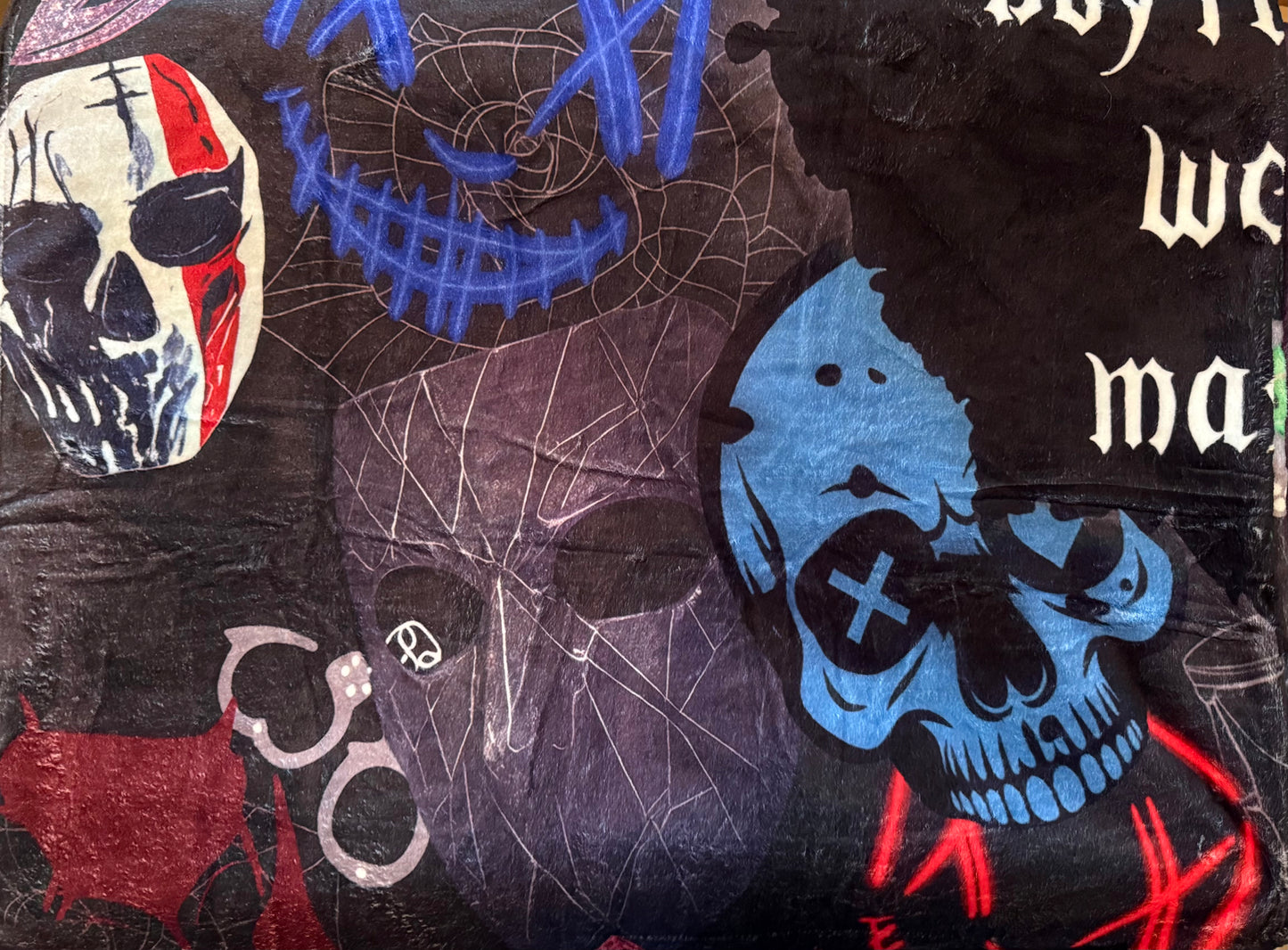 Masked Book Boyfriends Blanket - RTS