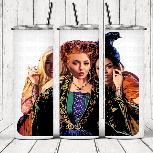 TVD Girls Hocus Pocus Mashup 20oz Skinny Tumbler