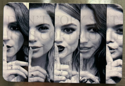 PLL Black And White Ssshh Image Magnet - Accessories