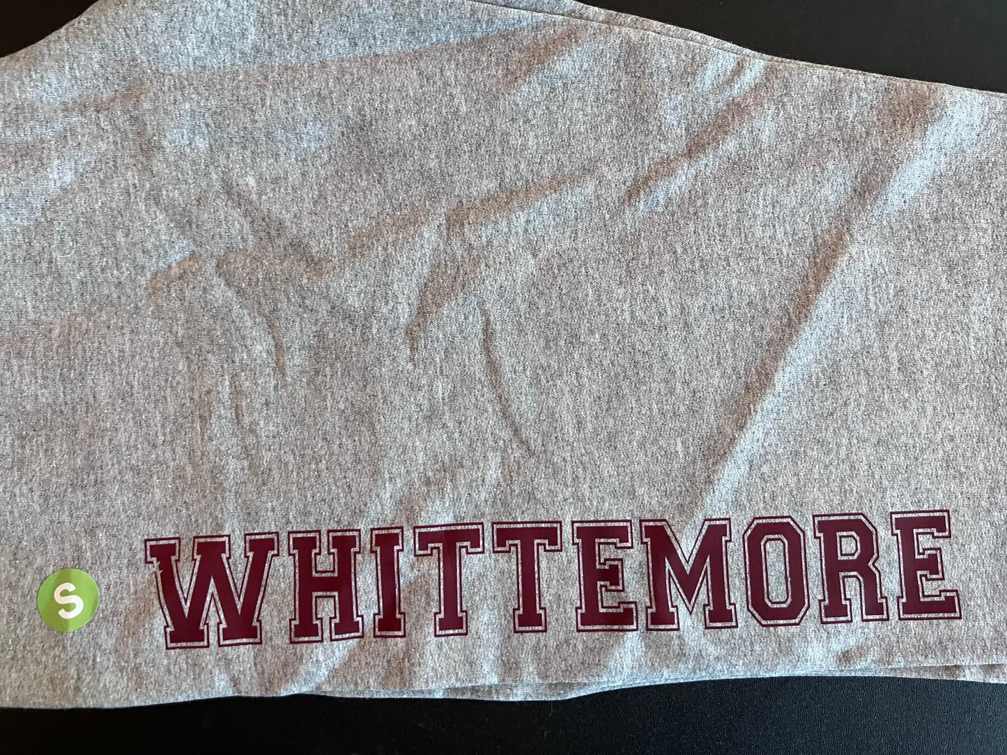 Whittemore Varsity Lettering Gray Sweatpants RTS