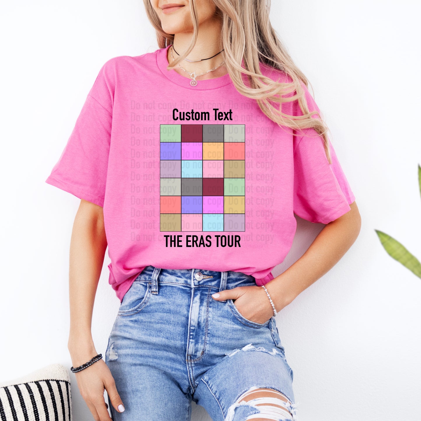 Custom Era Block Style Shirt With Your Ops/Selfies