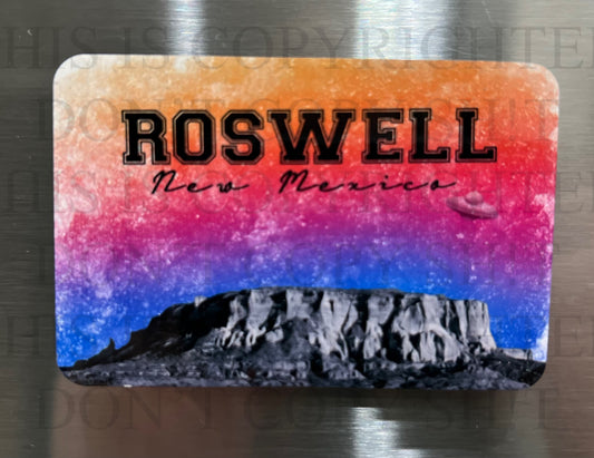 Roswell New Mexico Sunset Magnet - Accessories