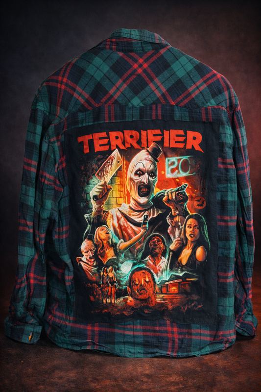 Terrifier Collage Flannel