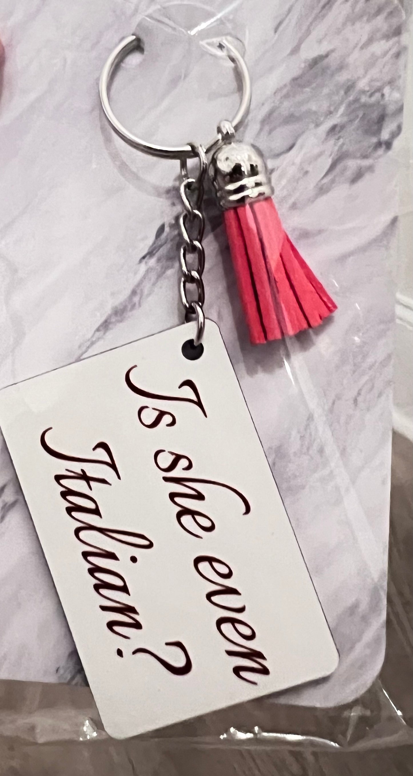 Is She Even Italian? Twilight Keychain - Accessories