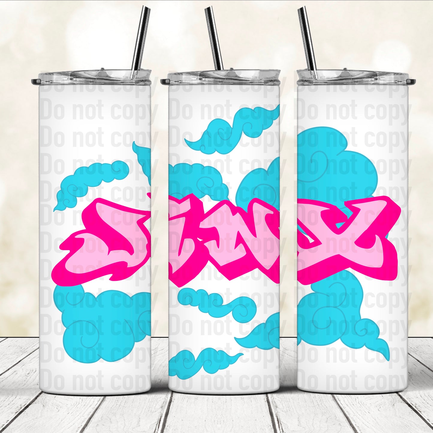 Jinx With Clouds 20oz Skinny Tumbler