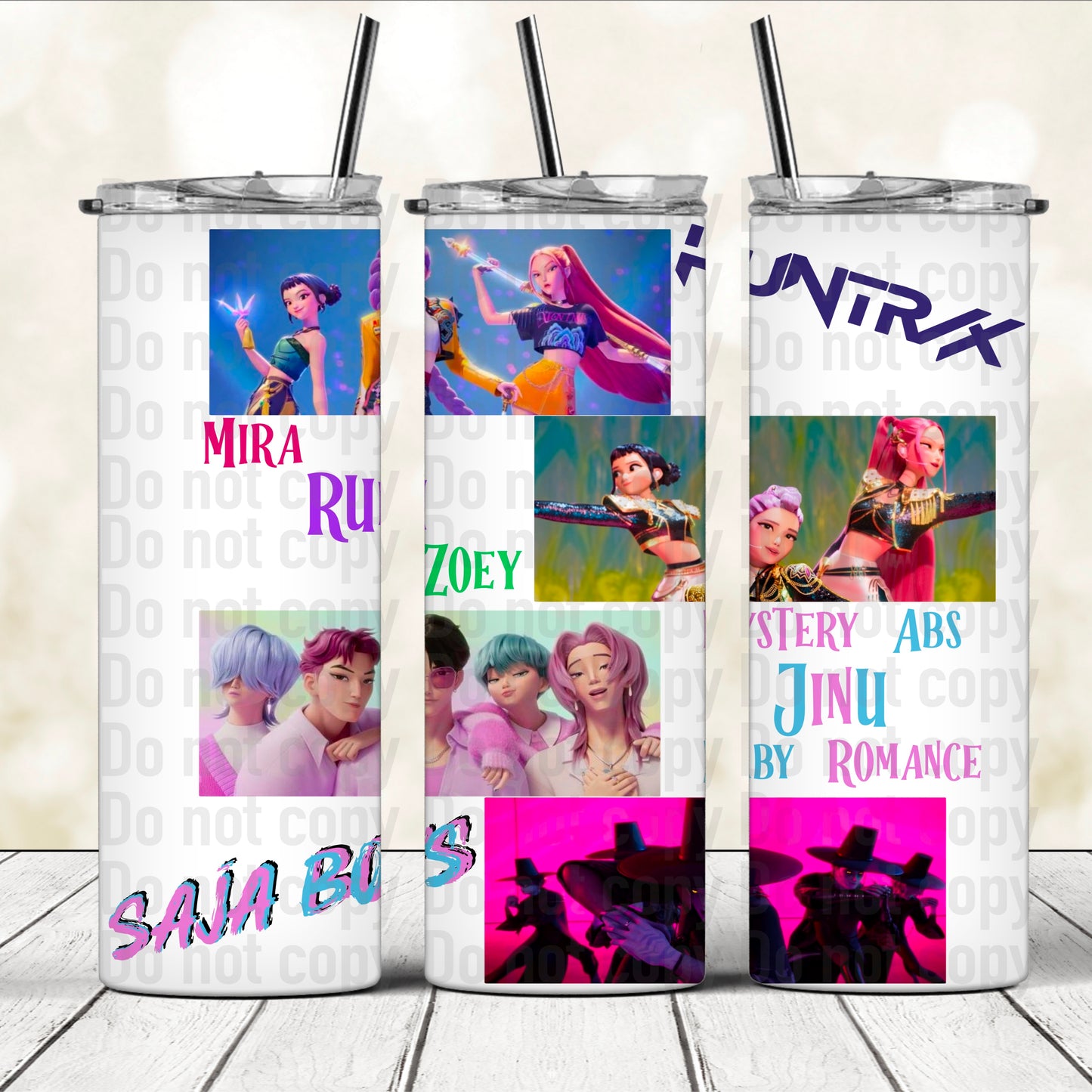 Demon Hunters 20oz Skinny Tumbler