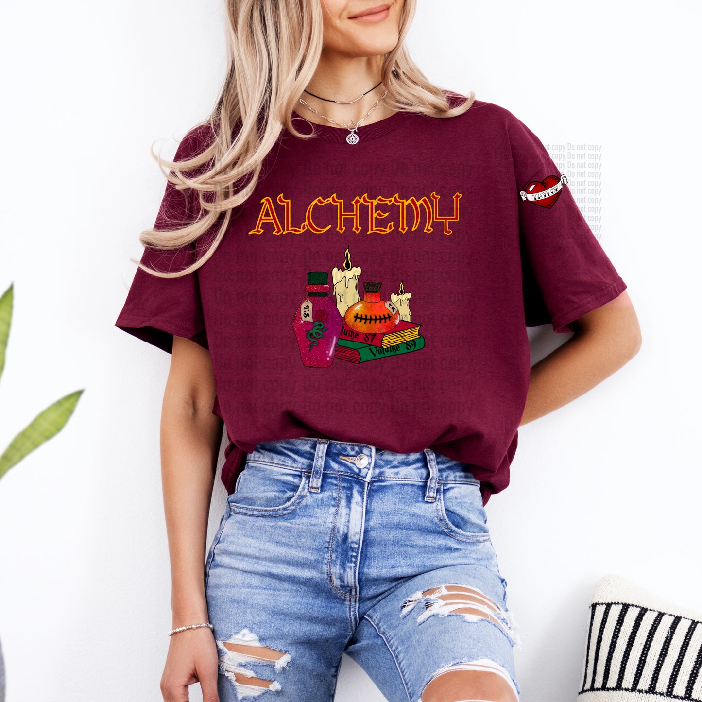 Alchemy W/Taylor Heart Sleeve Design T Swift