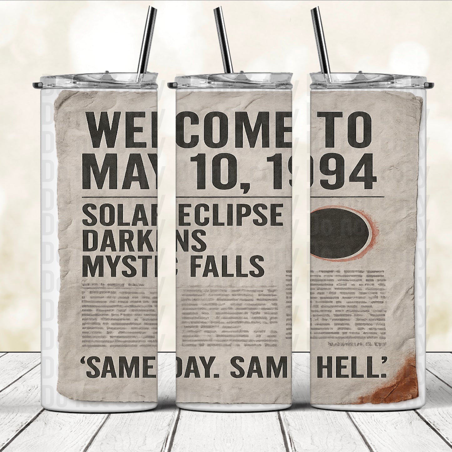 Prison World Newspaper 20oz Skinny Tumbler