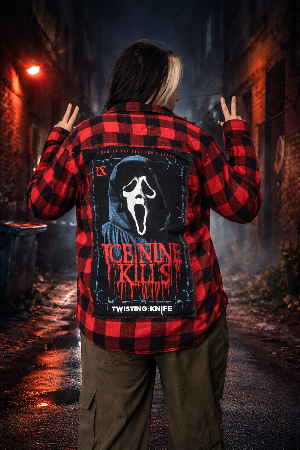 Ghostface Ice Nine (red) Flannel