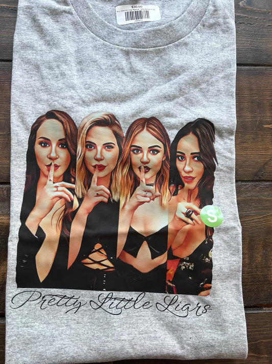 PLL Cartoon Sshhh Tshirt RTS