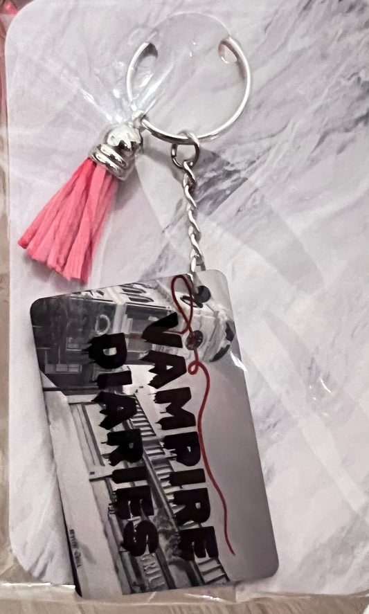 TVD or TO Background Keychain - Accessories