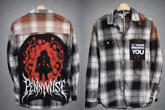 Pennywise Balloon Silhouette W/Pocket Flannel