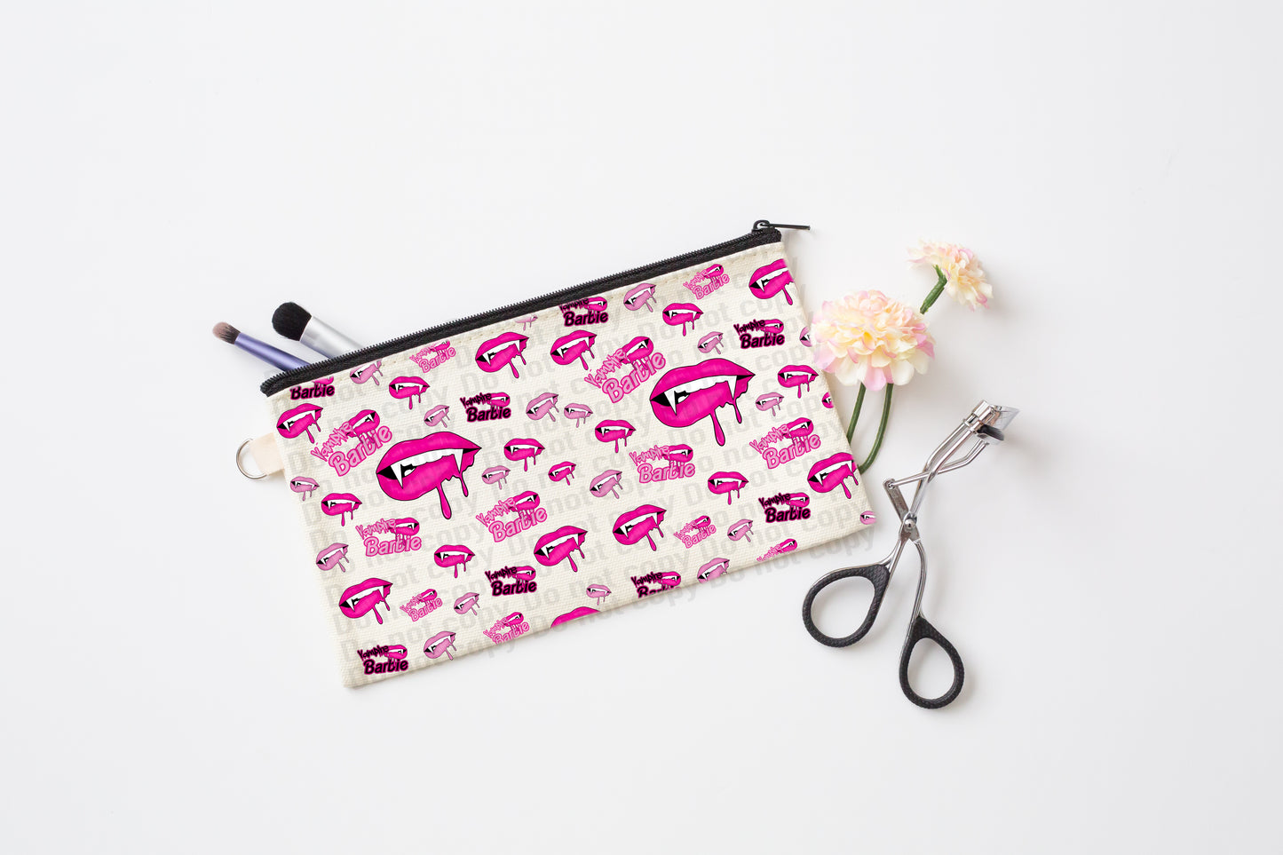 Pink Vampire Barbie TVD Makeup Pouch - Accessories