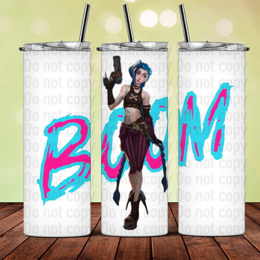 Jinx Boom 20oz Skinny Tumbler