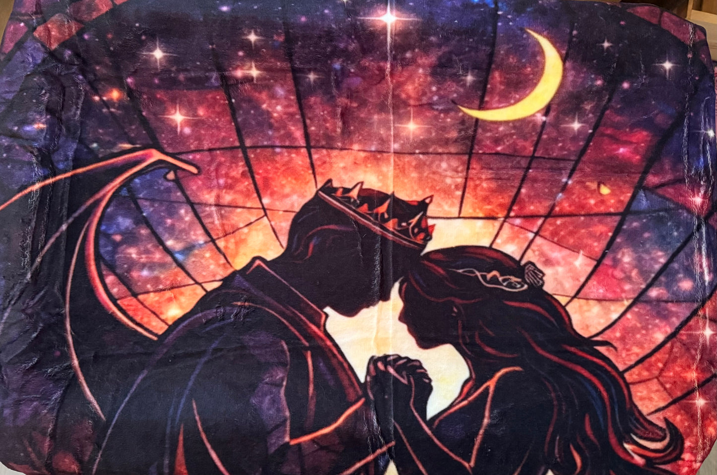 A Court… Wedding Stained Glass Blanket - RTS