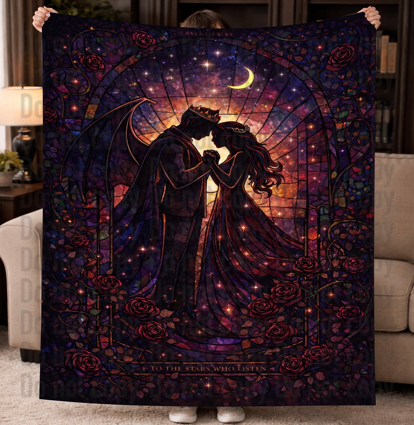 A Court… Wedding Stained Glass Blanket - Pre Order