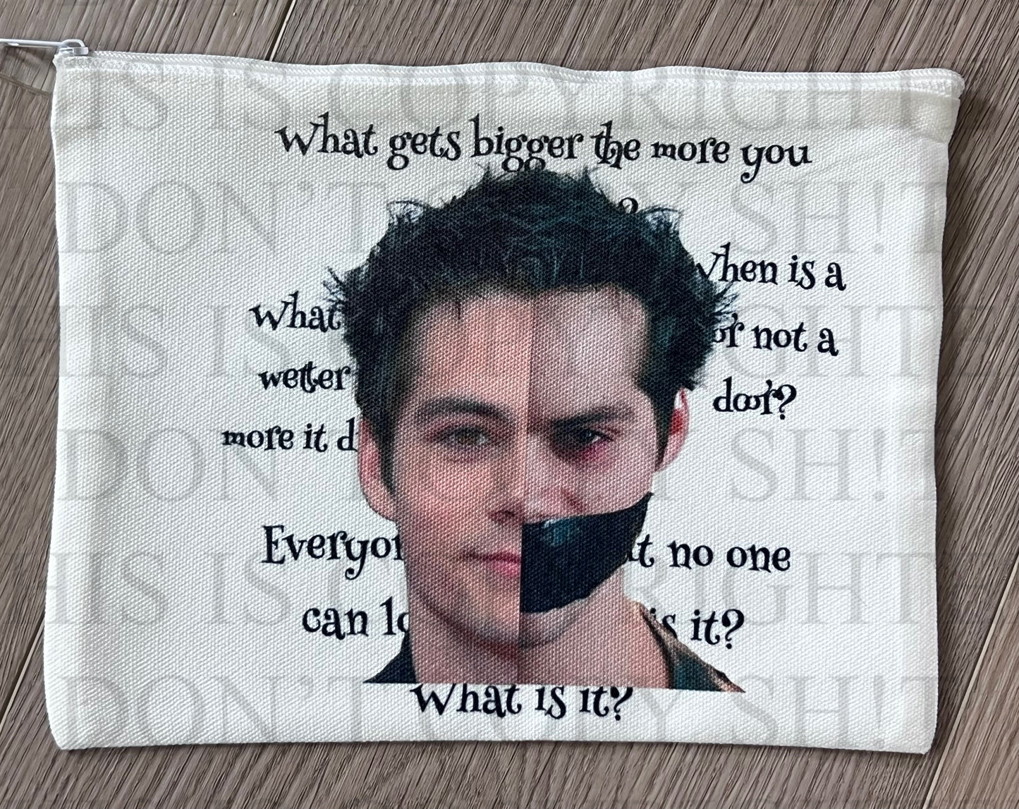 Void Riddle Stiles Teen Wolf Makeup Pouch - Accessories